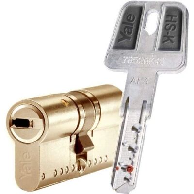 Yale Hoogsicherheidscilinder - Messing 30x30mm - Cilinder Yale Hoogsicherheidscilinder - Messing 30x30mm - Cilinder