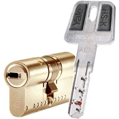 Cilindro de segurança Yale HS-K - 30x40mm Latão Cilindro de segurança Yale HS-K - 30x40mm Latão