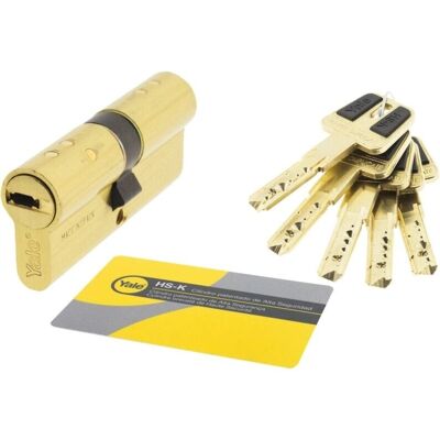 Cilindro Yale Alta Seguridad - Reversible, 5 llaves, Anti-bumping Cilindro Yale Alta Seguridad - Reversible, 5 llaves, Anti-bumping
