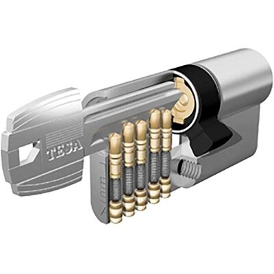 Tesa Assa Abloy - Cilindro 60x60mm Niquel Leva Corta - Tipo de Cerradura Tesa Assa Abloy - Cilindro 60x60mm Niquel Leva Corta - Tipo de Cerradura