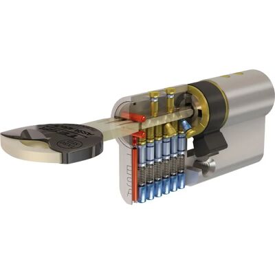Tesa Assa Abloy - Cylindr niklowy TX80 - 30-30 Klucze Tesa Assa Abloy - Cylindr niklowy TX80 - 30-30 Klucze