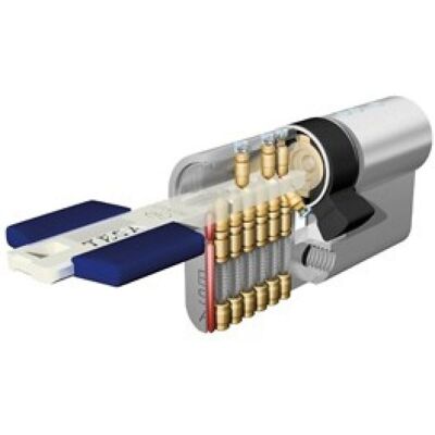 Tesa Assa Abloy - Cylinder Tx.80 - Nikiel - 30x50 - Cylinder wysokiego bezpieczeństwa Tesa Assa Abloy - Cylinder Tx.80 - Nikiel - 30x50 - Cylinder wysokiego bezpieczeństwa