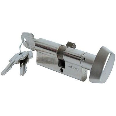 TESA ASSA ABLOY Cylindre Nickel TE5 70mm - B30x40mm - 503B4030N - Cylindre de Sécurité - Publicité TESA ASSA ABLOY Cylindre Nickel TE5 70mm - B30x40mm - 503B4030N - Cylindre de Sécurité - Publicité