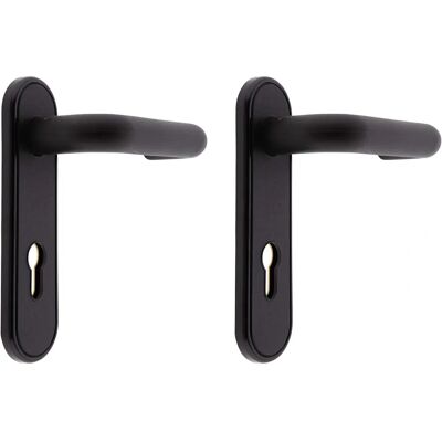 Tesa Feuer-Türgriff - Monobloc Serie - Schwarz - 72mm DIN Tesa Feuer-Türgriff - Monobloc Serie - Schwarz - 72mm DIN