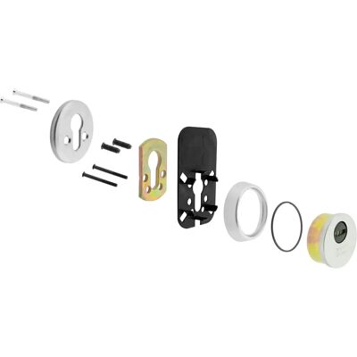 Tesa Assa Abloy - Tarcza bezpieczeństwa Tesa r. e 700 Chrom Mat Tesa Assa Abloy - Tarcza bezpieczeństwa Tesa r. e 700 Chrom Mat