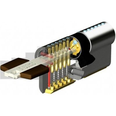 Tesa Assa Abloy - Wysokiej klasy cylindr Nicke TK100 - Anti-bump - Trwały Tesa Assa Abloy - Wysokiej klasy cylindr Nicke TK100 - Anti-bump - Trwały