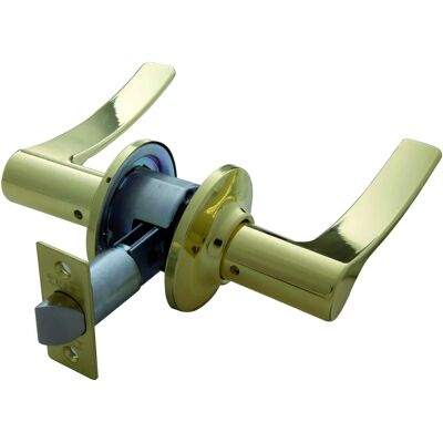 Tesa Assa Abloy - Juego de pomo para puertas de paso - Latón pulido - Cerradura Tesa Assa Abloy - Juego de pomo para puertas de paso - Latón pulido - Cerradura