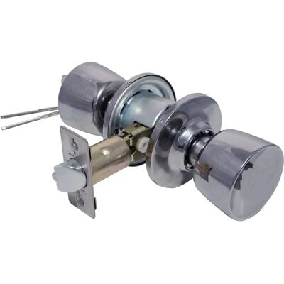 Ensemble de serrure de porte Tulipe Tesa Assa Abloy 3501U0CM Chrome Mat - Publicité Ensemble de serrure de porte Tulipe Tesa Assa Abloy 3501U0CM Chrome Mat - Publicité