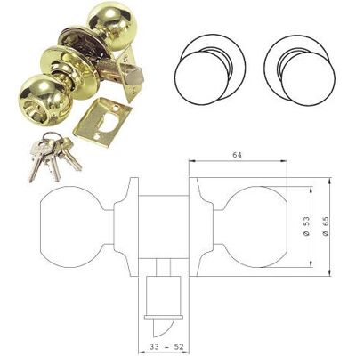 Tesa 3905-lp/60/70 - Cerradura de puerta - Aguja ajustable, Ergonómico Tesa 3905-lp/60/70 - Cerradura de puerta - Aguja ajustable, Ergonómico