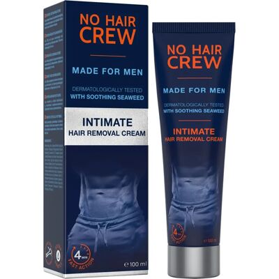 No Hair Crew Premium intim hårborttagningskräm - Känsliga områden No Hair Crew Premium intim hårborttagningskräm - Känsliga områden