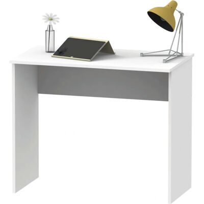 Mesa de Estudio MobiMarket Blanco 75x90x50cm Muebles Oficina Mesa de Estudio MobiMarket Blanco 75x90x50cm Muebles Oficina