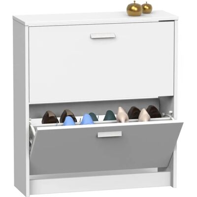 MUEBLES PITARCH Tibet Wit Schoenenkast - Schoenopslagmeubel MUEBLES PITARCH Tibet Wit Schoenenkast - Schoenopslagmeubel