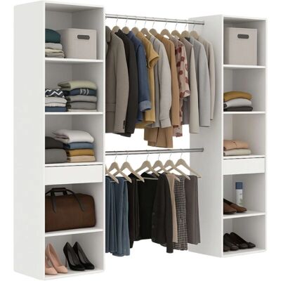Armario Cloe de MUEBLES PITARCH - 200x200x50 cm Blanco Mate Armario Cloe de MUEBLES PITARCH - 200x200x50 cm Blanco Mate