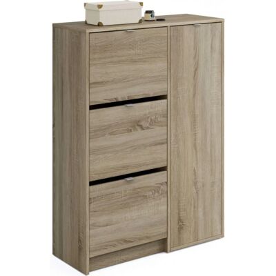 MUEBLES PITARCH - Armoire à chaussures de 85 cm avec étagères réglables - Armoire à chaussures - Publicité MUEBLES PITARCH - Armoire à chaussures de 85 cm avec étagères réglables - Armoire à chaussures - Publicité