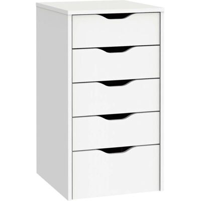 Miroytengo Eko Mueble Oficina Blanco 5 Cajones - Cajonera Miroytengo Eko Mueble Oficina Blanco 5 Cajones - Cajonera