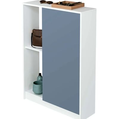 MIROYTENGO Neo Eingangsmoebel - Blau, Weiß Glanz - 110x80x25cm MIROYTENGO Neo Eingangsmoebel - Blau, Weiß Glanz - 110x80x25cm