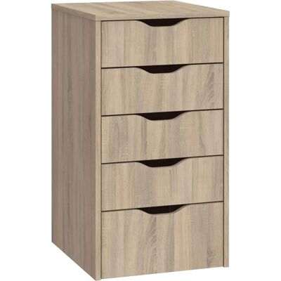 MUEBLES PITARCH Cambrian Almacenamiento - Cajonera de Oficina con 5 Cajones MUEBLES PITARCH Cambrian Almacenamiento - Cajonera de Oficina con 5 Cajones