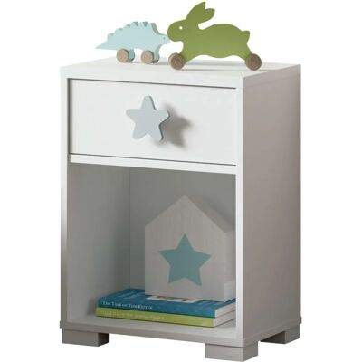 Miroytengo Sweet Mesita - Kinder Nachtkastje met lade en open vak - 40x33x56 cm Miroytengo Sweet Mesita - Kinder Nachtkastje met lade en open vak - 40x33x56 cm