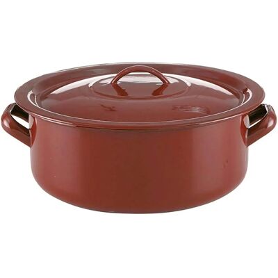 Panela emalhada de aço marrom Quid Classic 20 cm - Utensílios de cozinha Panela emalhada de aço marrom Quid Classic 20 cm - Utensílios de cozinha