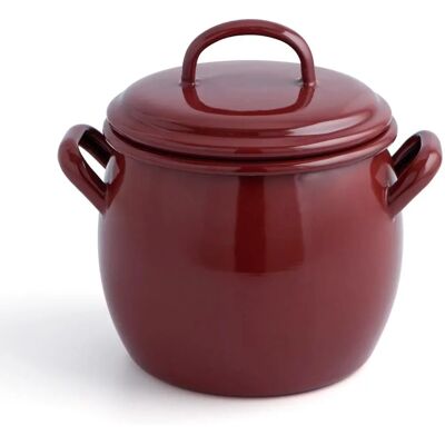 Panela esmaltada marrom Quid Classic 28cm Panela esmaltada marrom Quid Classic 28cm