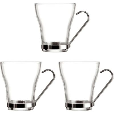 Quid Supreme Transparent Kaffekoppsset - 3 Stycken Quid Supreme Transparent Kaffekoppsset - 3 Stycken