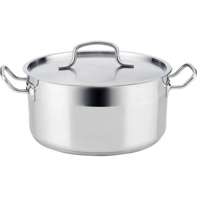 Panela de Aço Inoxidável Quid Azzero 20cm - Para Todos os Fogões Panela de Aço Inoxidável Quid Azzero 20cm - Para Todos os Fogões