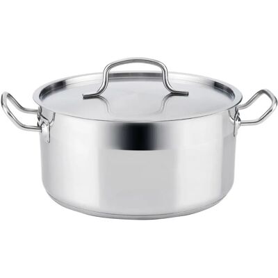 Panela de aço inoxidável Quid Azzero 26cm - Para todos os fogões Panela de aço inoxidável Quid Azzero 26cm - Para todos os fogões