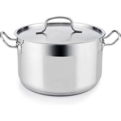 Pentola in acciaio inox Quid Azzero 18cm - Adatta a tutti i piani cottura Pentola in acciaio inox Quid Azzero 18cm - Adatta a tutti i piani cottura