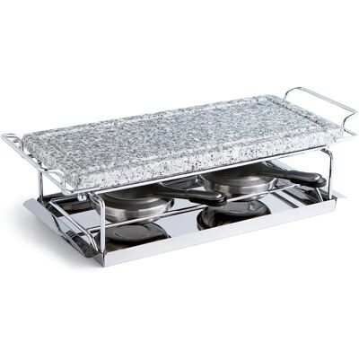 Parrilla de Piedra Quid Arbon - Granito Mixto - 33x15x1.8cm Parrilla de Piedra Quid Arbon - Granito Mixto - 33x15x1.8cm