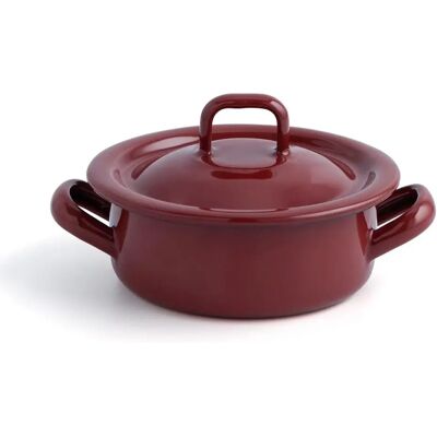 Quid Classic Bruin Emaille Stalen Kasserolle - 10 cm Quid Classic Bruin Emaille Stalen Kasserolle - 10 cm