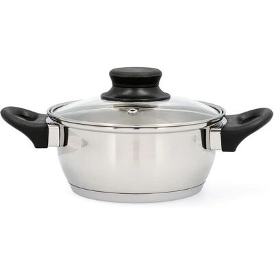 Cazuela Quid con Tapa - Acero Inoxidable - Utensilios de Cocina Cazuela Quid con Tapa - Acero Inoxidable - Utensilios de Cocina