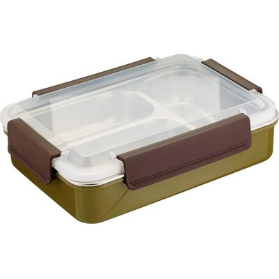 QUID Go Xtrem Stainless Steel Food Container - 3 Compartments QUID Go Xtrem Stainless Steel Food Container - 3 Compartments