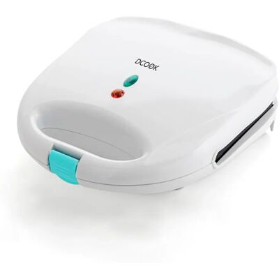 Sandwichera Dcook Doble Blanca - 750 W - Electrodoméstico Sandwichera Dcook Doble Blanca - 750 W - Electrodoméstico