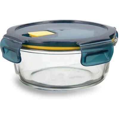Boîte à Lunch Hermétique Quid Astral - Verre Bleu 620ml Boîte à Lunch Hermétique Quid Astral - Verre Bleu 620ml