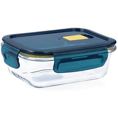 Quid Astral Blauw Glazen Lunchbox - Keukenartikelen Quid Astral Blauw Glazen Lunchbox - Keukenartikelen