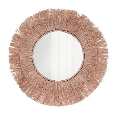 Specchio a Parete Circolare in Rafia Vinthera Moa - 57cm Decor Specchio a Parete Circolare in Rafia Vinthera Moa - 57cm Decor
