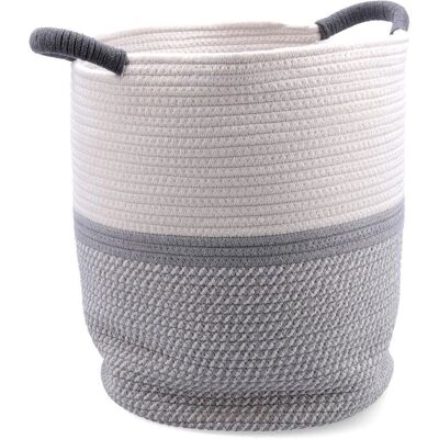 Cesto in cotone grigio Vinthera Moa - Tessile per la casa Cesto in cotone grigio Vinthera Moa - Tessile per la casa