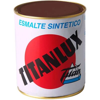 Titan Braunfarbe - 750ml Synthetischer Glanz Titan Braunfarbe - 750ml Synthetischer Glanz
