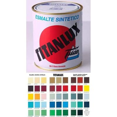 Titanlux Bermellón 375ml Emailfarbe - Für Innen und Außen Titanlux Bermellón 375ml Emailfarbe - Für Innen und Außen