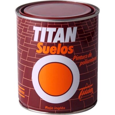 Vernice per pavimenti rossa Titan - 750ml - Resistente, Asciugatura rapida Vernice per pavimenti rossa Titan - 750ml - Resistente, Asciugatura rapida