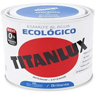 Esmalte brillante a base de agua Titanlux 750ml - Pintura en esmalte Esmalte brillante a base de agua Titanlux 750ml - Pintura en esmalte