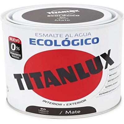 Esmalte Ecológico Al Agua Titanlux 750 Ml Tabaco - Máxima Calidad Esmalte Ecológico Al Agua Titanlux 750 Ml Tabaco - Máxima Calidad