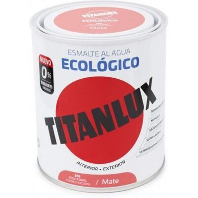 Esmalte Ecológico al Agua Titanlux 750ml - Acabado Perfecto y Resistente - Pintura Interior Esmalte Ecológico al Agua Titanlux 750ml - Acabado Perfecto y Resistente - Pintura Interior