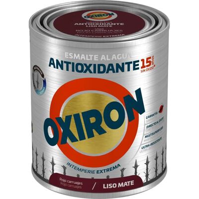 Oxiron Titan Esmalte liso mate al agua rojo - Pintura Oxiron Titan Esmalte liso mate al agua rojo - Pintura