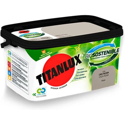 Titan - Pintura con Aroma Natural - 4L Piedra Blanca - Interior/Exterior Titan - Pintura con Aroma Natural - 4L Piedra Blanca - Interior/Exterior