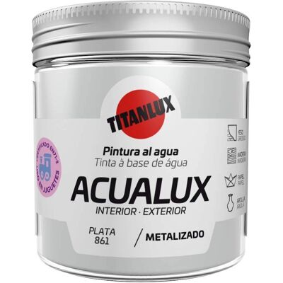Ασημί Βαφή Titan - Εσωτερική/Εξωτερική, 75ml Ασημί Βαφή Titan - Εσωτερική/Εξωτερική, 75ml