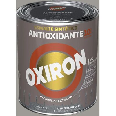 Esmalte Antioxidante Titan Gris Acero - Pintura Metálica Antióxido Esmalte Antioxidante Titan Gris Acero - Pintura Metálica Antióxido