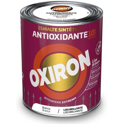 Oxiron 5809078 Pintura sintética metálica blanca - 750 ml Oxiron 5809078 Pintura sintética metálica blanca - 750 ml