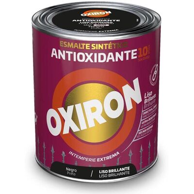 Peinture Émail Synthétique Oxiron Titan Noir - 250ml - Résistant aux intempéries Peinture Émail Synthétique Oxiron Titan Noir - 250ml - Résistant aux intempéries