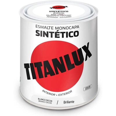 Peinture émail synthétique blanche Titanlux 250 ml - Intérieur/Extérieur - Publicité Peinture émail synthétique blanche Titanlux 250 ml - Intérieur/Extérieur - Publicité